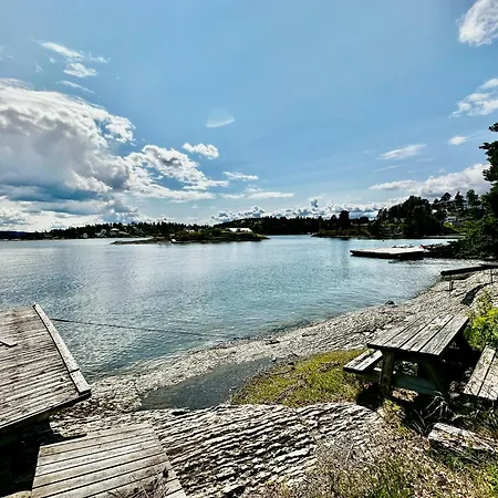 Waterfront House With Sun Day Asker
