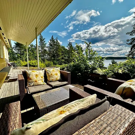 Waterfront House With Sun Day Asker