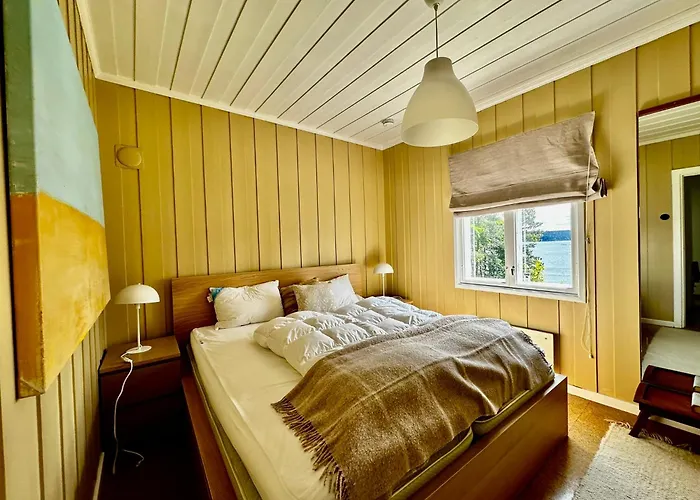 Waterfront House With Sun Day Asker